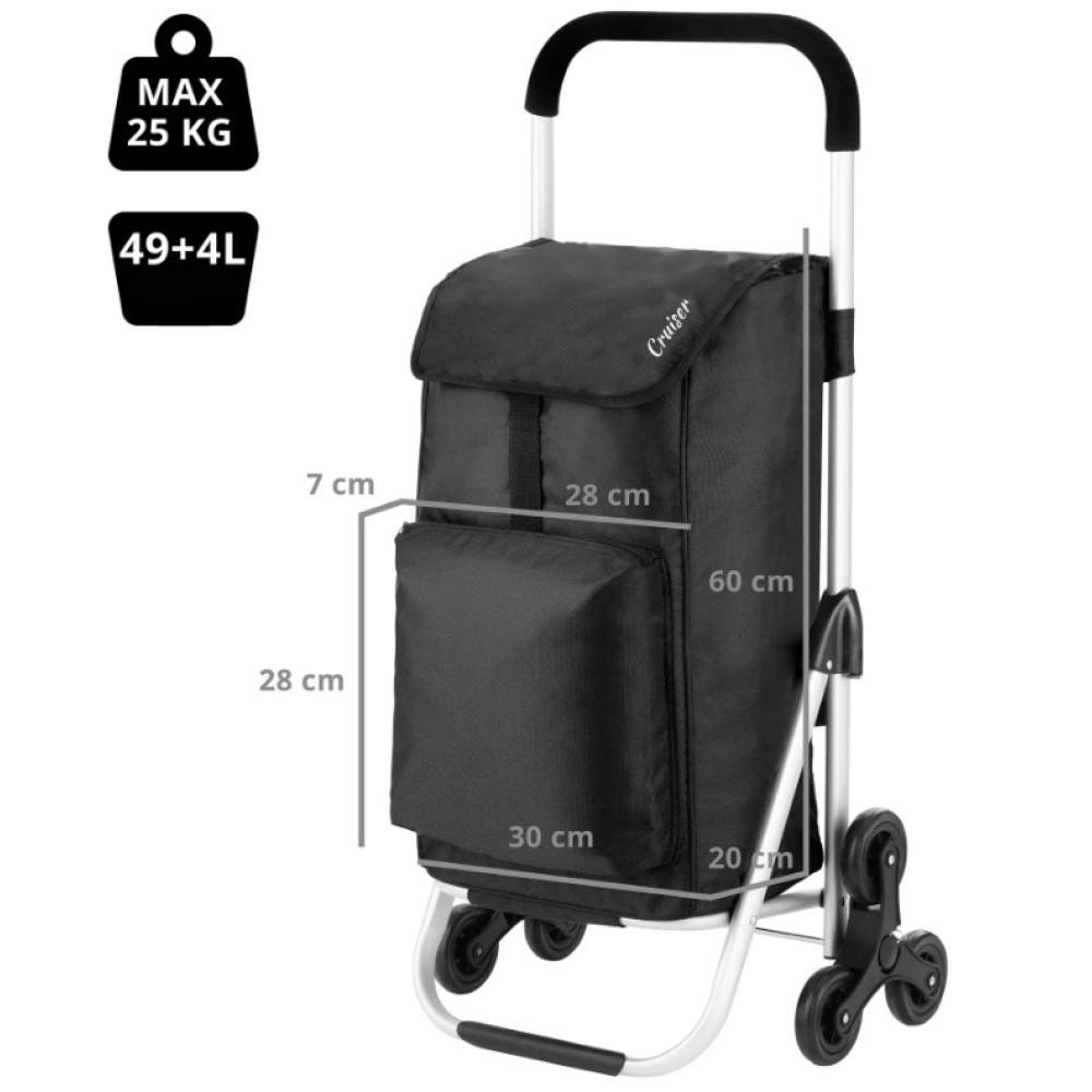 Сумка-візок ShoppingCruiser Stairs Climber 53 Black (604352)