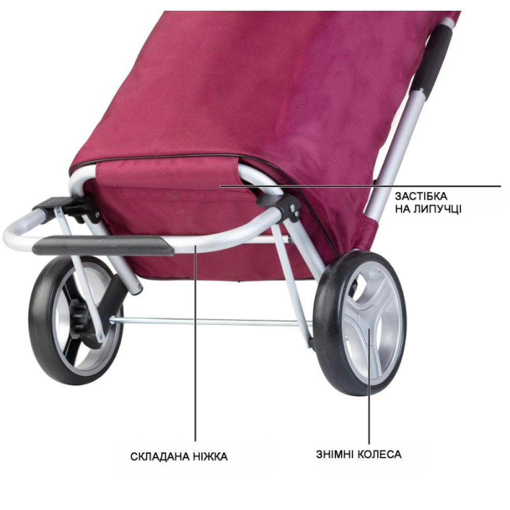 Сумка-тележка ShoppingCruiser Foldable 45 Purple (604319)