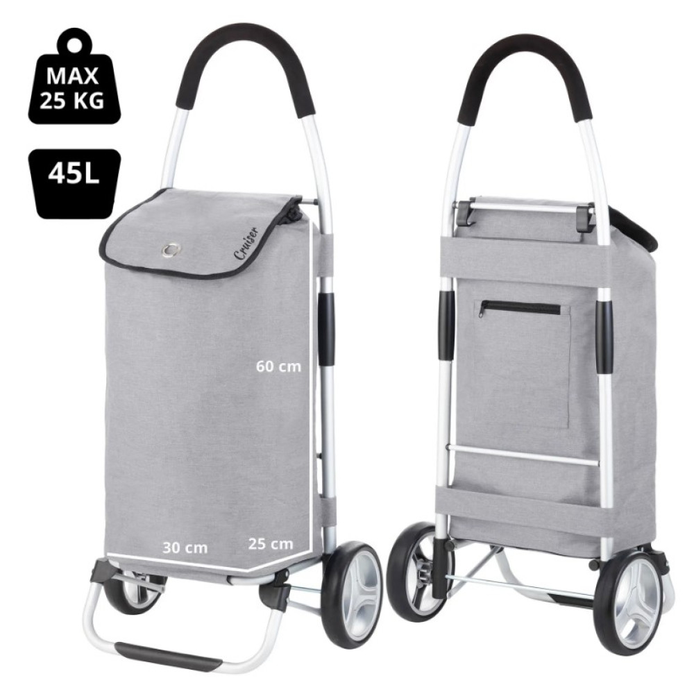Сумка-візок ShoppingCruiser Foldable 45 Grey (604360)