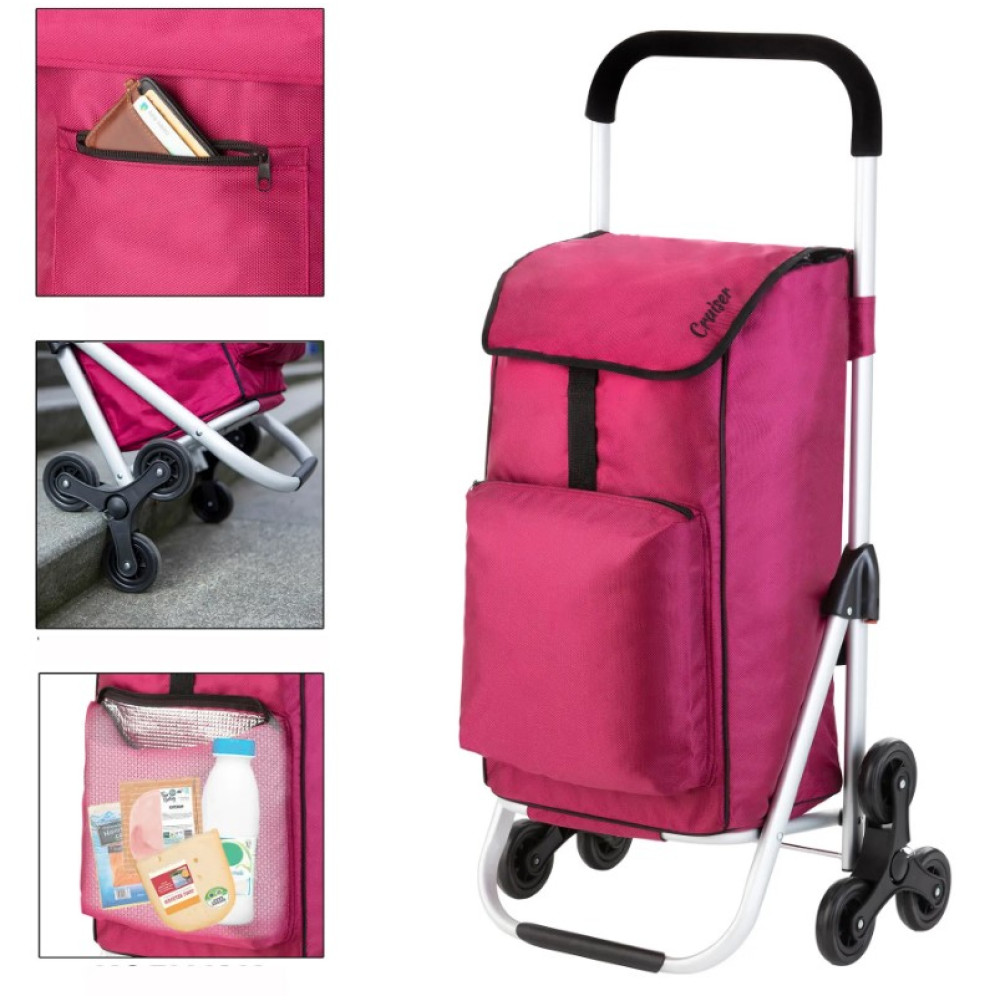 Сумка-візок ShoppingCruiser Stairs Climber 53 Fuchsia (604353)