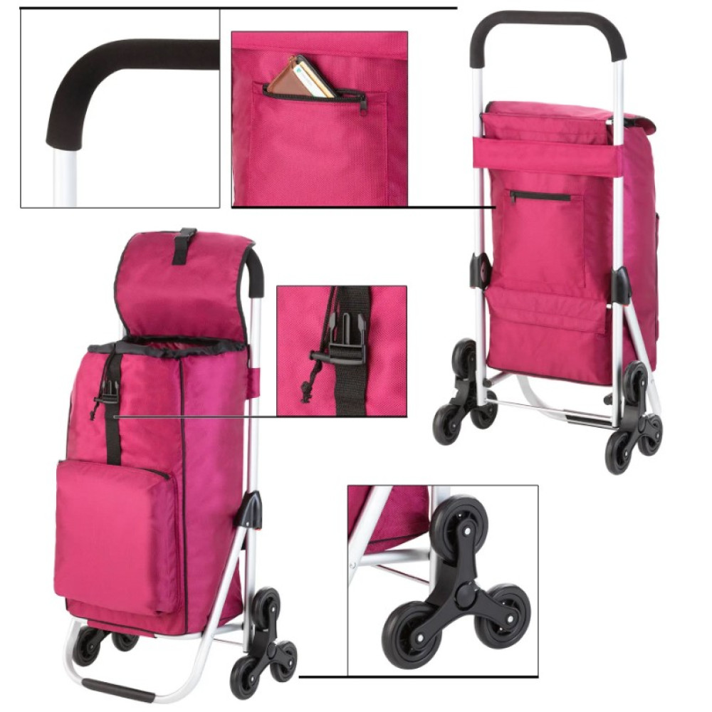 Сумка-візок ShoppingCruiser Stairs Climber 53 Fuchsia (604353)