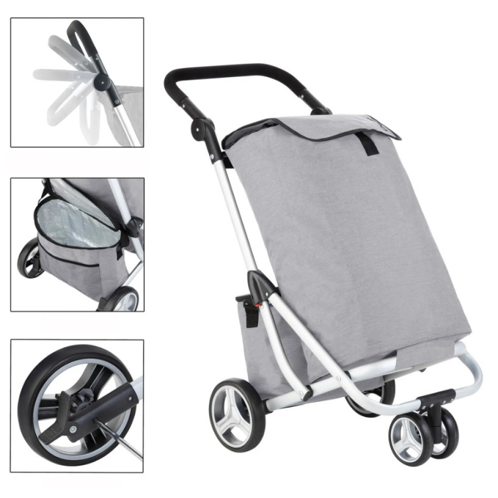 Сумка-візок ShoppingCruiser 3 Wheels 72 Grey (604362)