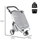 Сумка-візок ShoppingCruiser 3 Wheels 72 Grey (604362)