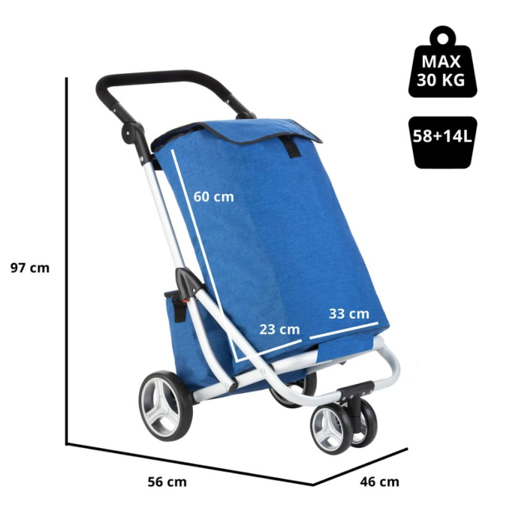 Сумка-візок ShoppingCruiser 3 Wheels Blue (650062)