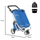 Сумка-візок ShoppingCruiser 3 Wheels Blue (650062)
