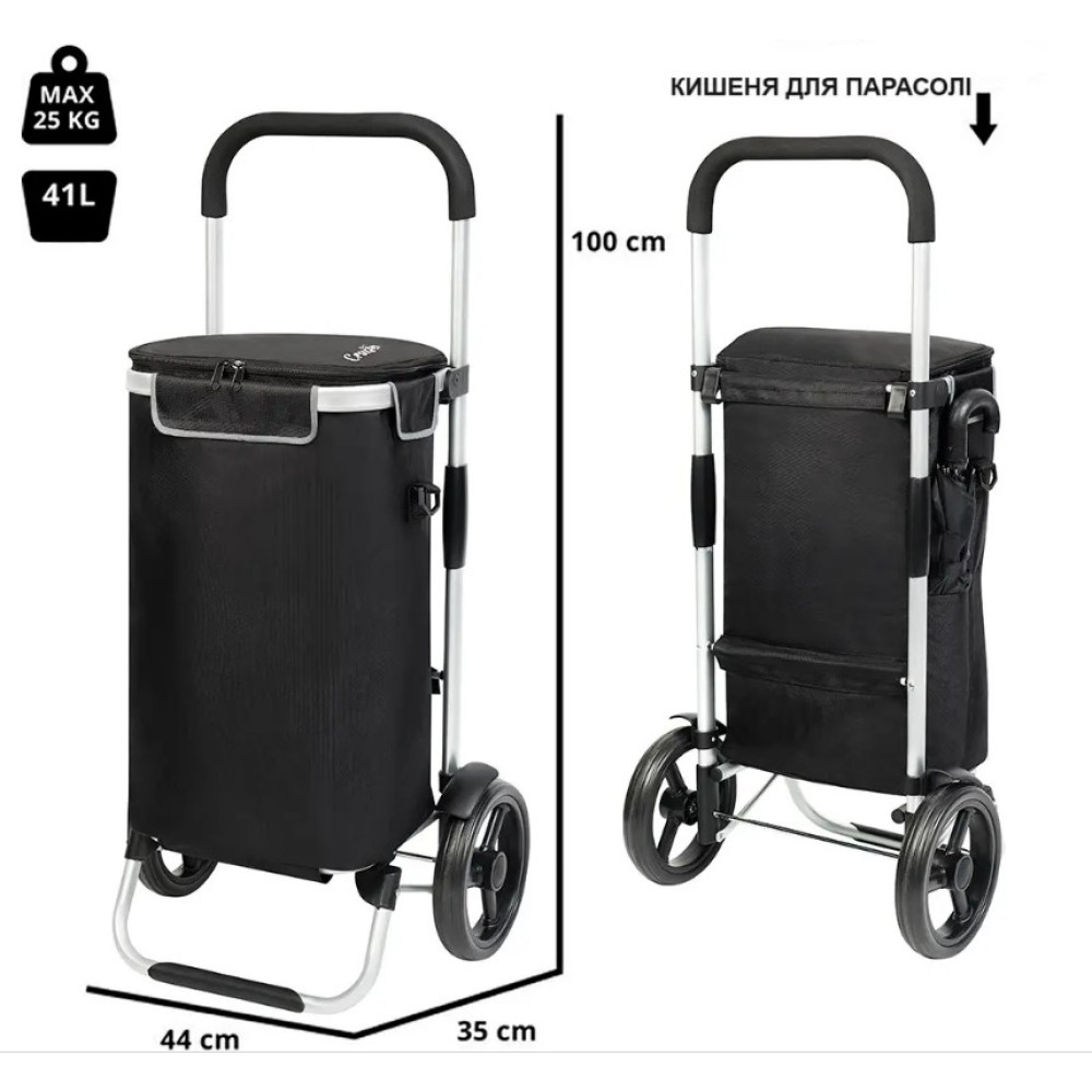 Cумка-візок ShoppingCruiser Allround Black (650064)