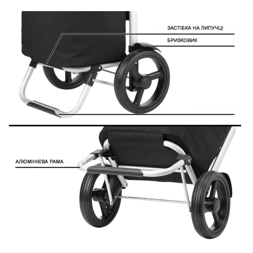 Cумка-візок ShoppingCruiser Allround Black (650064)