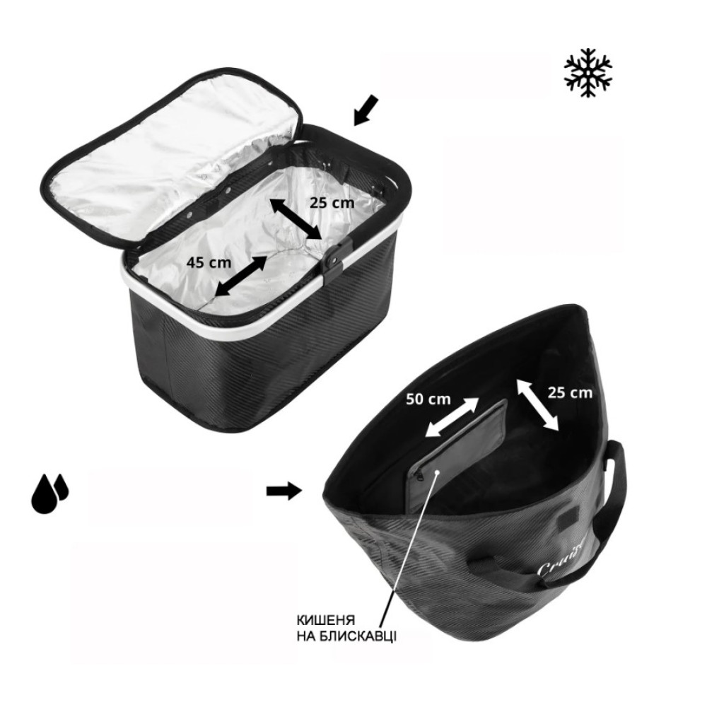 Cумка-візок ShoppingCruiser 4 in 1 Black (650066)