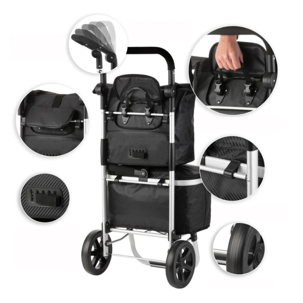Cумка-візок ShoppingCruiser 4 in 1 Black (650066)