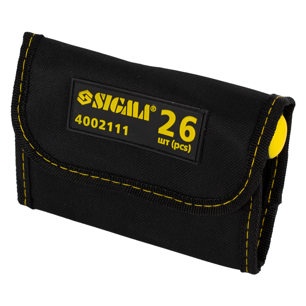 Викрутка Sigma + біти 18 шт + торцеві насадки 6 шт CrV 4002111
