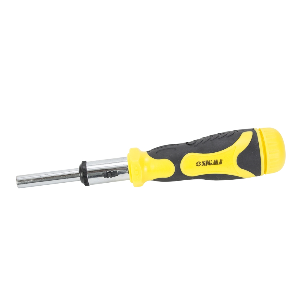 Викрутка Sigma з реверсом + насадки торцеві 1/4" 27шт CrV 4002121