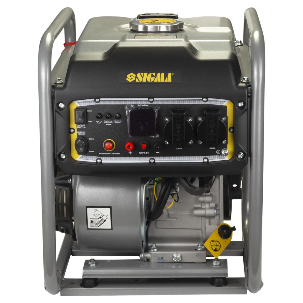 Генератор инверторный SIGMA 4.0/4.5 кВт, однофазный, ручной запуск (5710841)