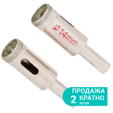 Коронки алмазные Sigma по керамике и стеклу Ø14 мм (1541141)