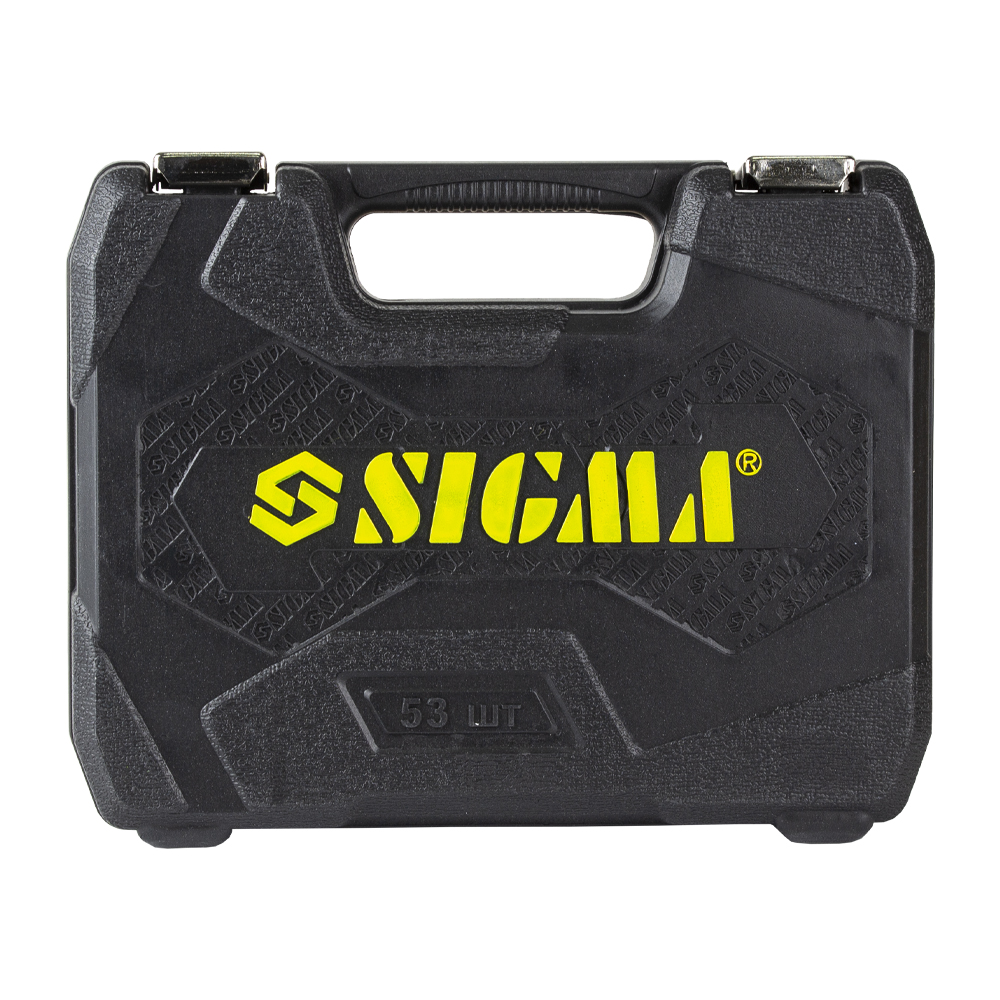 Набор торцевых насадок и бит Sigma 1/4" 53 шт CrV (6003521)