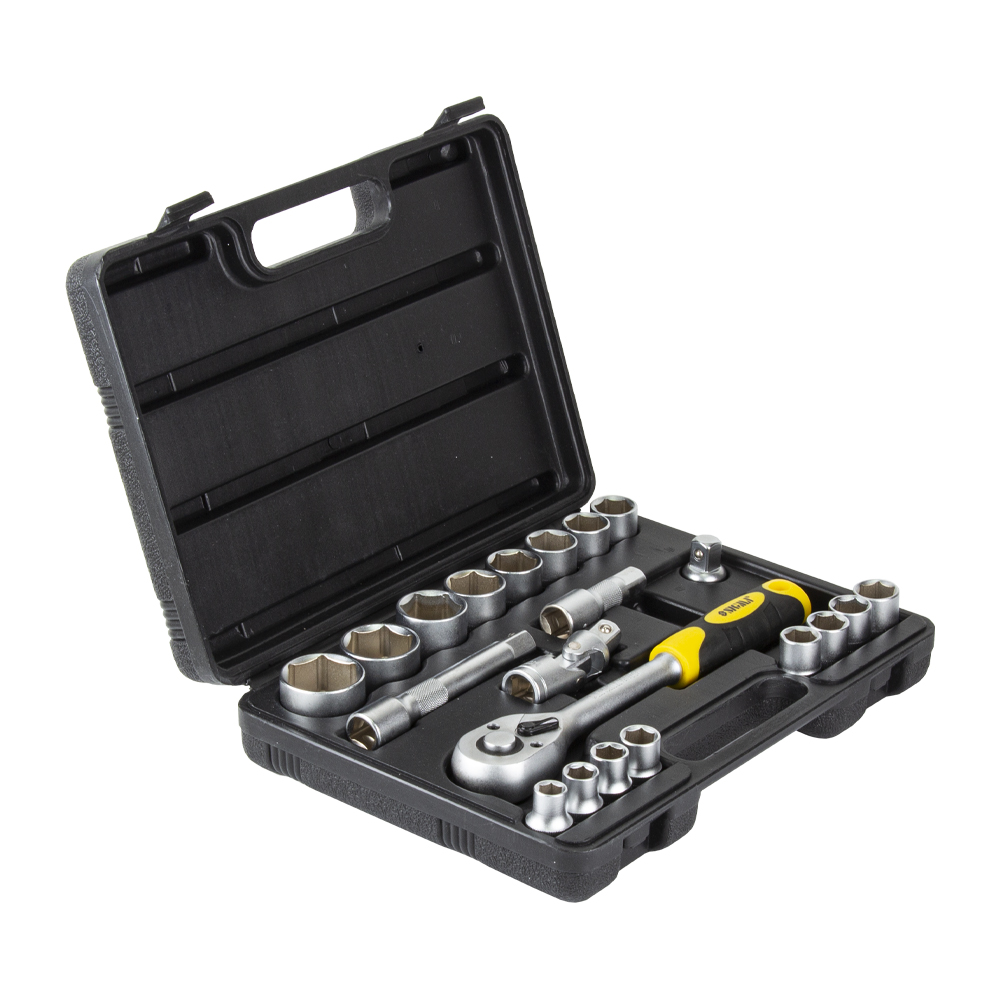 Набір насадок торцевих Sigma 1/2" 21 шт CrV mid (6003721)