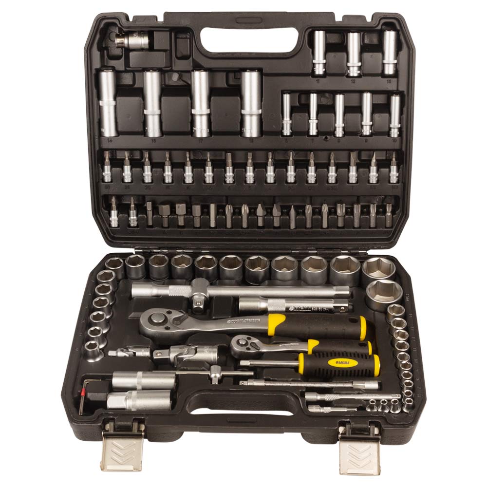 Набір насадок торцевих і біт Sigma 1/4", 1/2" 94 шт CrV mid (6003761)