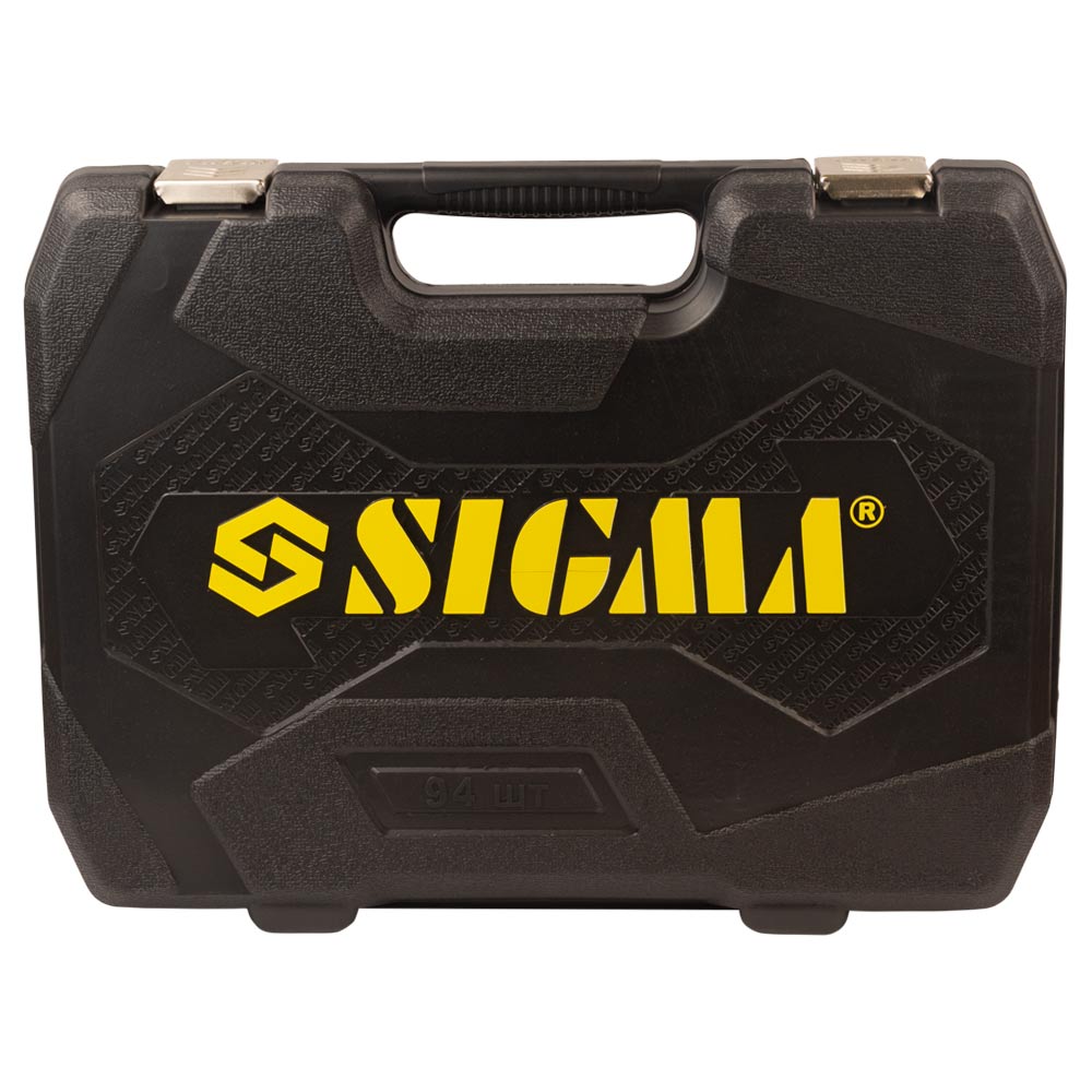 Набір насадок торцевих і біт Sigma 1/4", 1/2" 94 шт CrV mid (6003761)