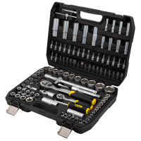 Набір торцевих насадок і біт Sigma 1/4", 1/2" 110 шт CrV mid (6003771)