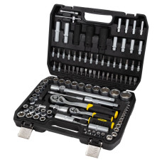 Набор насадок торцевых и бит Sigma 1/4" 1/2" 114 шт CrV (6003781)