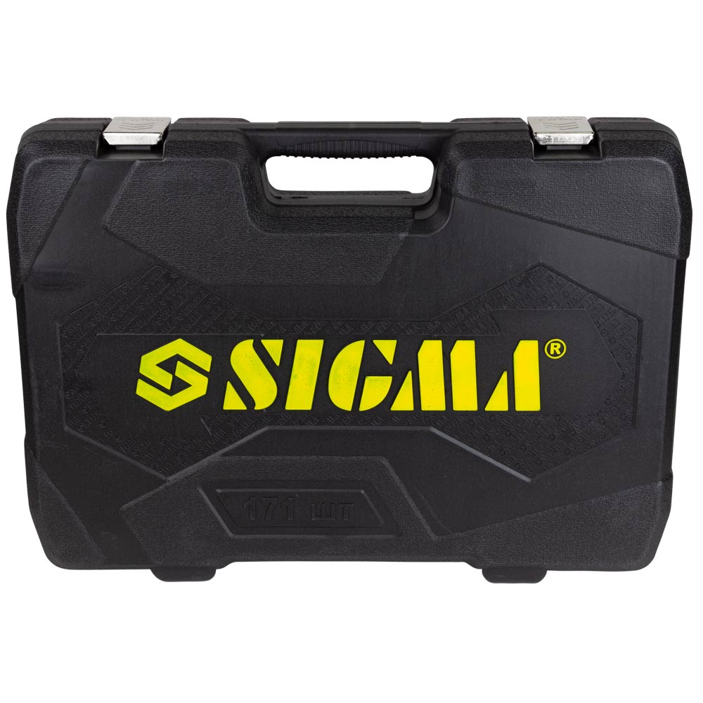 Набір насадок торцевих і біти Sigma 1/4", 3/8", 1/2" 171 шт CrV (6003811)