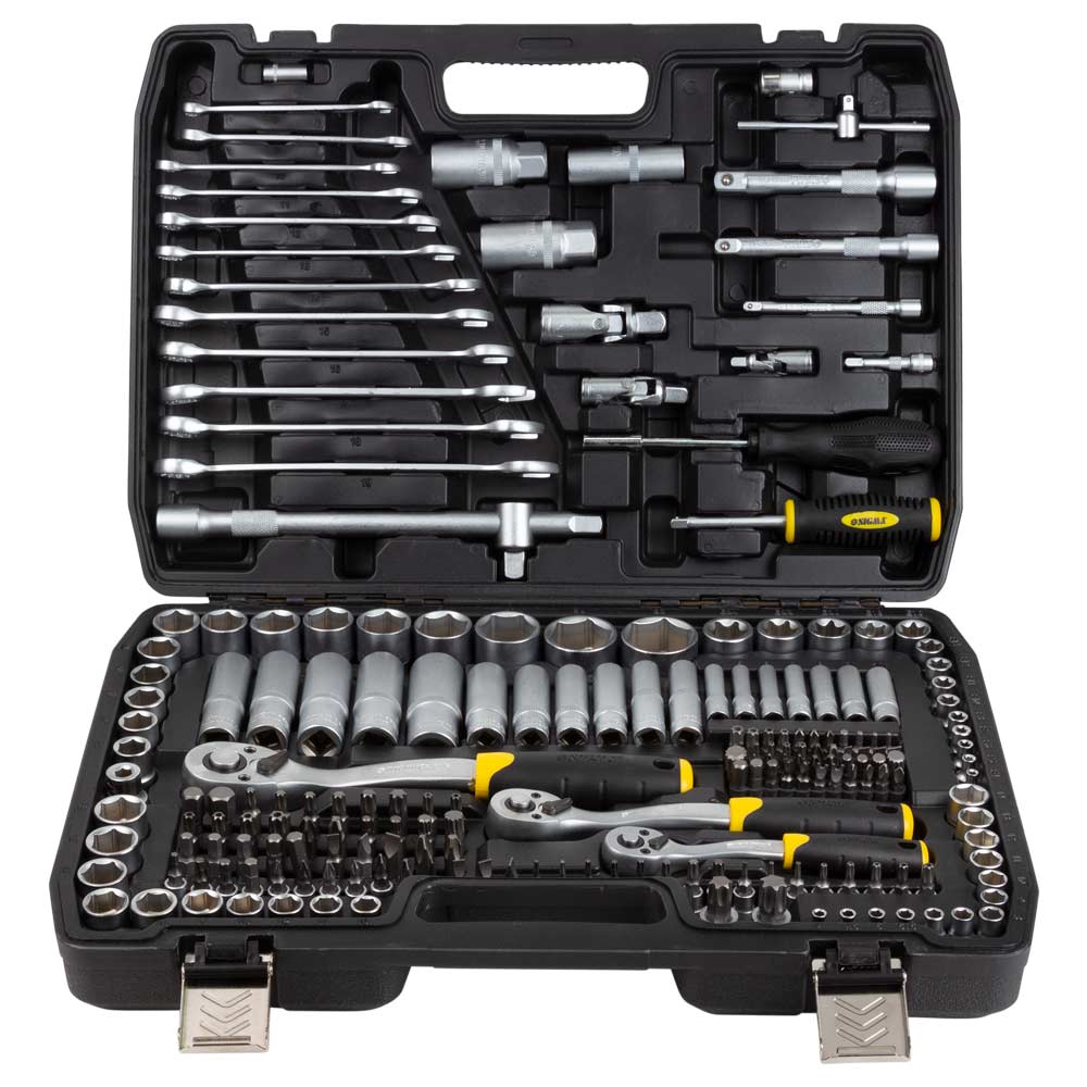Набор насадок торцевых и бит Sigma 1/4", 3/8", 1/2" 216 шт CrV (6003841)