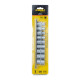 Набір насадок Sigma Torx 1/2" 9 шт на планці CrV (6086961)
