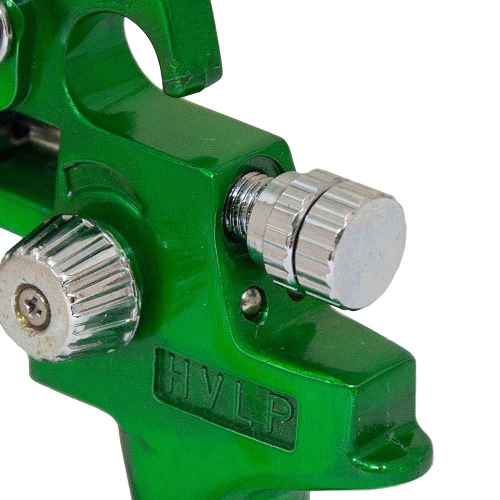 Фарборозпилювач Sigma HVLP-mini 0.8 мм з верхнім баком 100 мл Green (6812041)