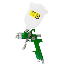 Краскораспылитель Sigma HVLP 1.7 мм с верхним баком 600 мл Green (6812111)