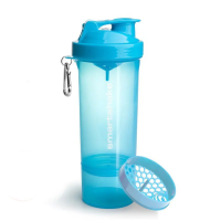 Шейкер спортивний SmartShake Slim 500 мл Neon Blue (10253101)