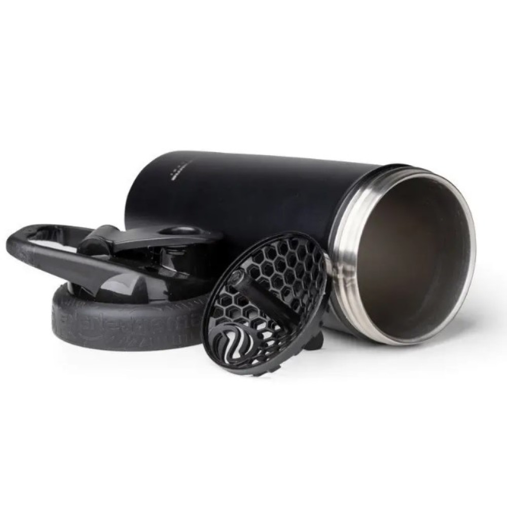 Шейкер спортивний SmartShake металевий Insulated Steel 750 мл Black (11152001)