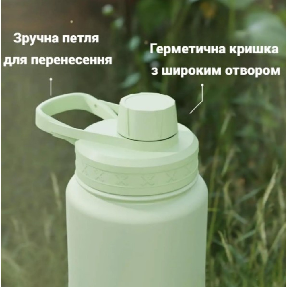 Бутылка для воды Smartshake Bohtal Insulated Sports Bottle 960 ml/32 oz Black металлическая с двойной вакуумной изоляцией (11280001)