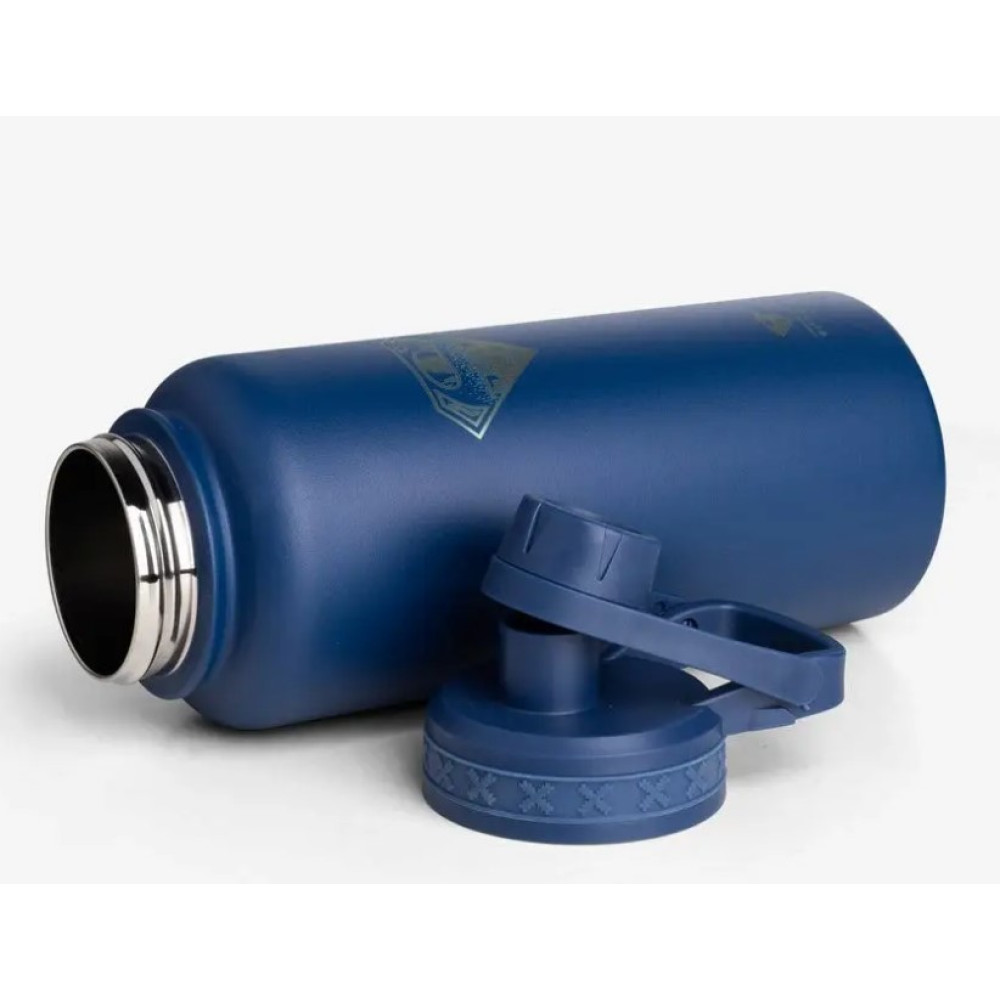 Бутылка для воды Smartshake Bohtal Insulated Sports Bottle 960 ml/32 oz Blue Superman металлическая с двойной вакуумной изоляцией (11292501)