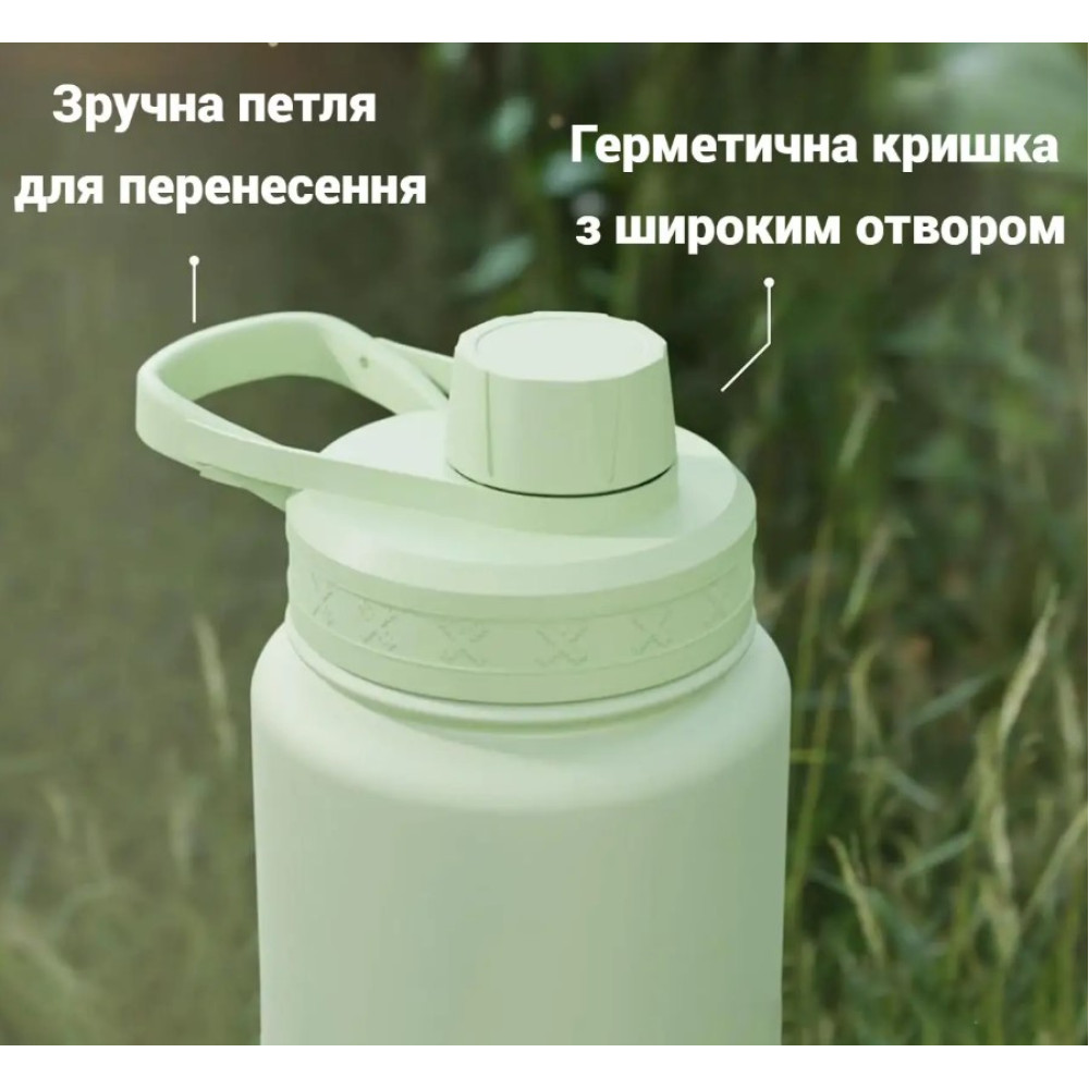 Бутылка для воды Smartshake Bohtal Insulated Sports Bottle 960 ml/32 oz Blue Superman металлическая с двойной вакуумной изоляцией (11292501)