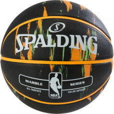 М'яч баскетбольний Spalding NBA Marble Outdoor Black/Orange/Green Size 7 (3001550100017)