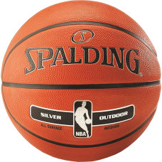 М'яч баскетбольний Spalding NBA Silver Outdoor Size 6 (3001592020016)