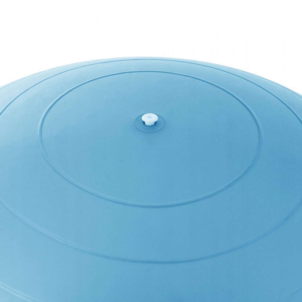 М'яч для фітнесу (фітбол) Springos 55 см Anti-Burst Sky Blue (FB0006)