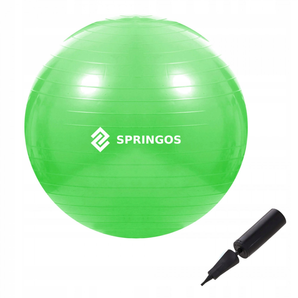 М'яч для фітнесу (фітбол) SportVida 65 см Anti-Burst Green (FB0007)