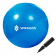 М'яч для фітнесу (фітбол) Springos 85 см Anti-Burst Blue (FB0009)