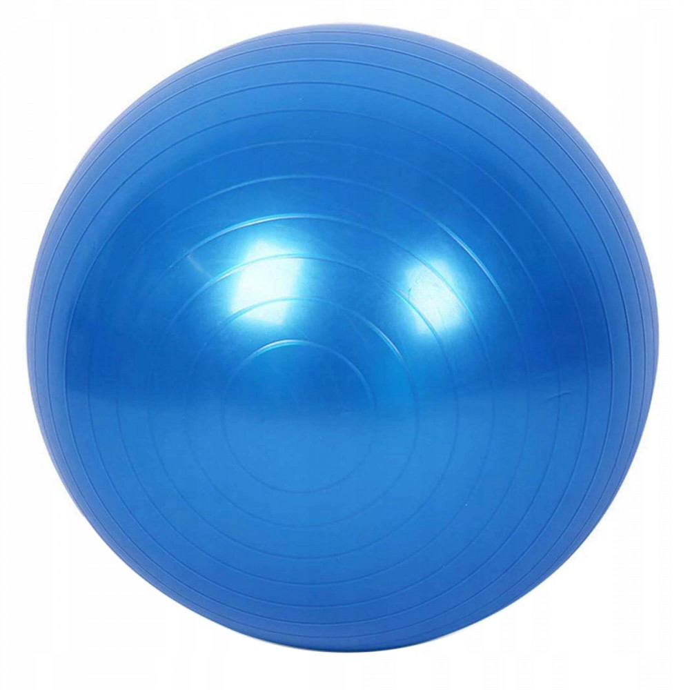 М'яч для фітнесу (фітбол) Springos 85 см Anti-Burst Blue (FB0009)