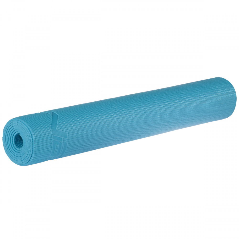 Коврик (мат) для йоги та фітнесу SportVida PVC 4 мм Blue (SV-HK0051)