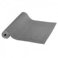 Коврик (мат) для йоги та фітнесу SportVida PVC 6 мм Grey (SV-HK0054)