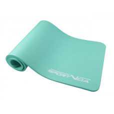 Коврик (мат) для йоги и фитнеса SportVida NBR 1.5 см Mint (SV-HK0074)