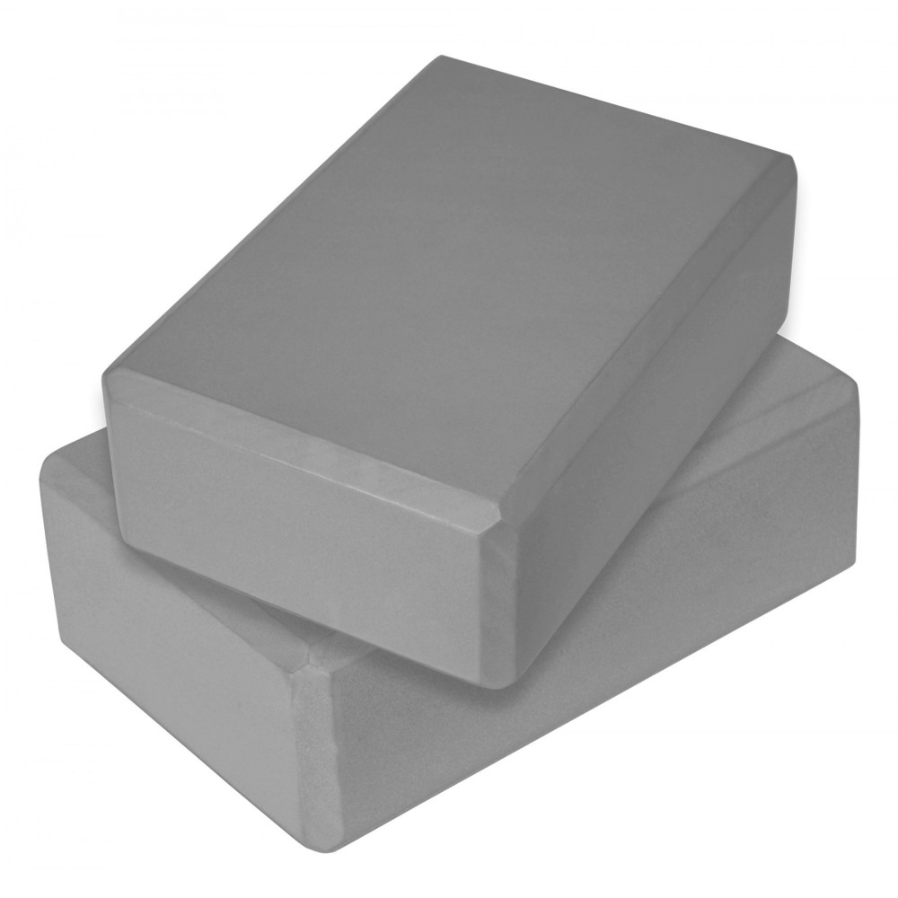 Блок для йоги SportVida Grey 2 шт