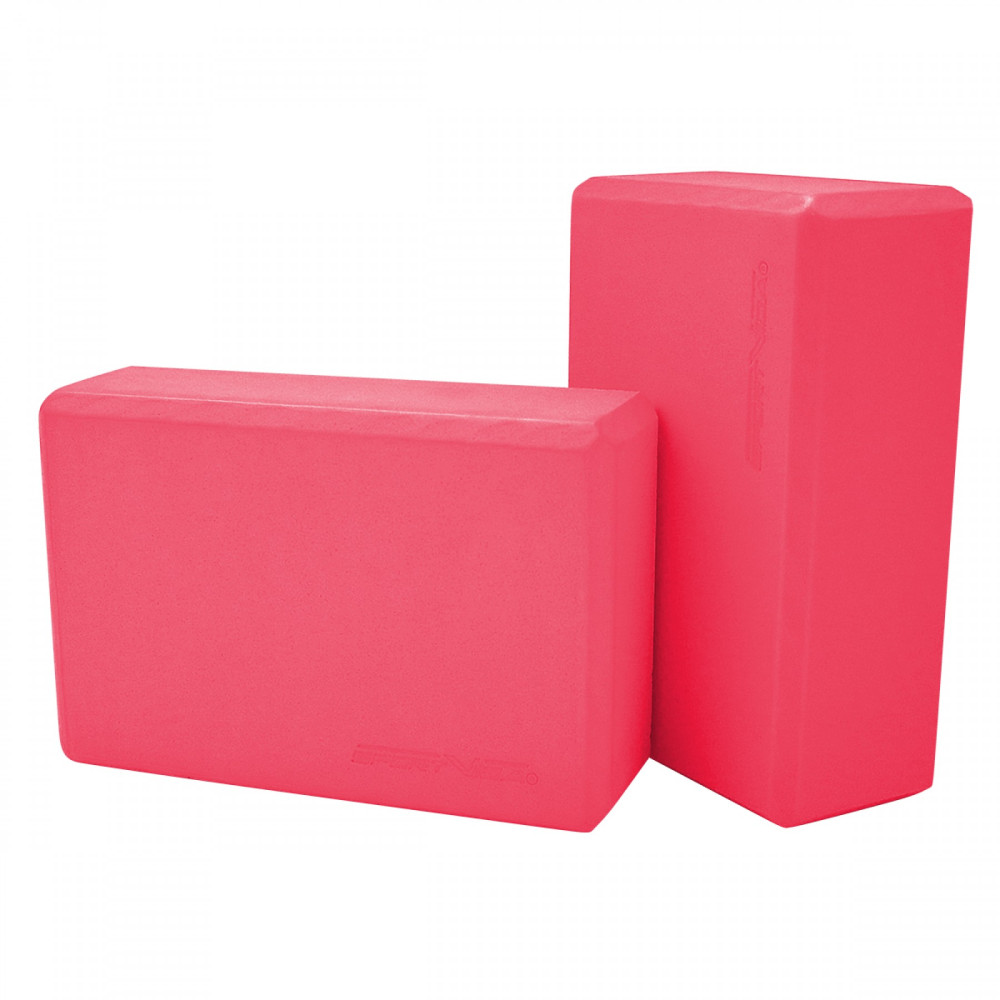 Блок для йоги SportVida Pink 2 шт
