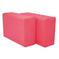 Блок для йоги SportVida Pink 2 шт