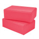 Блок для йоги SportVida Pink 2 шт