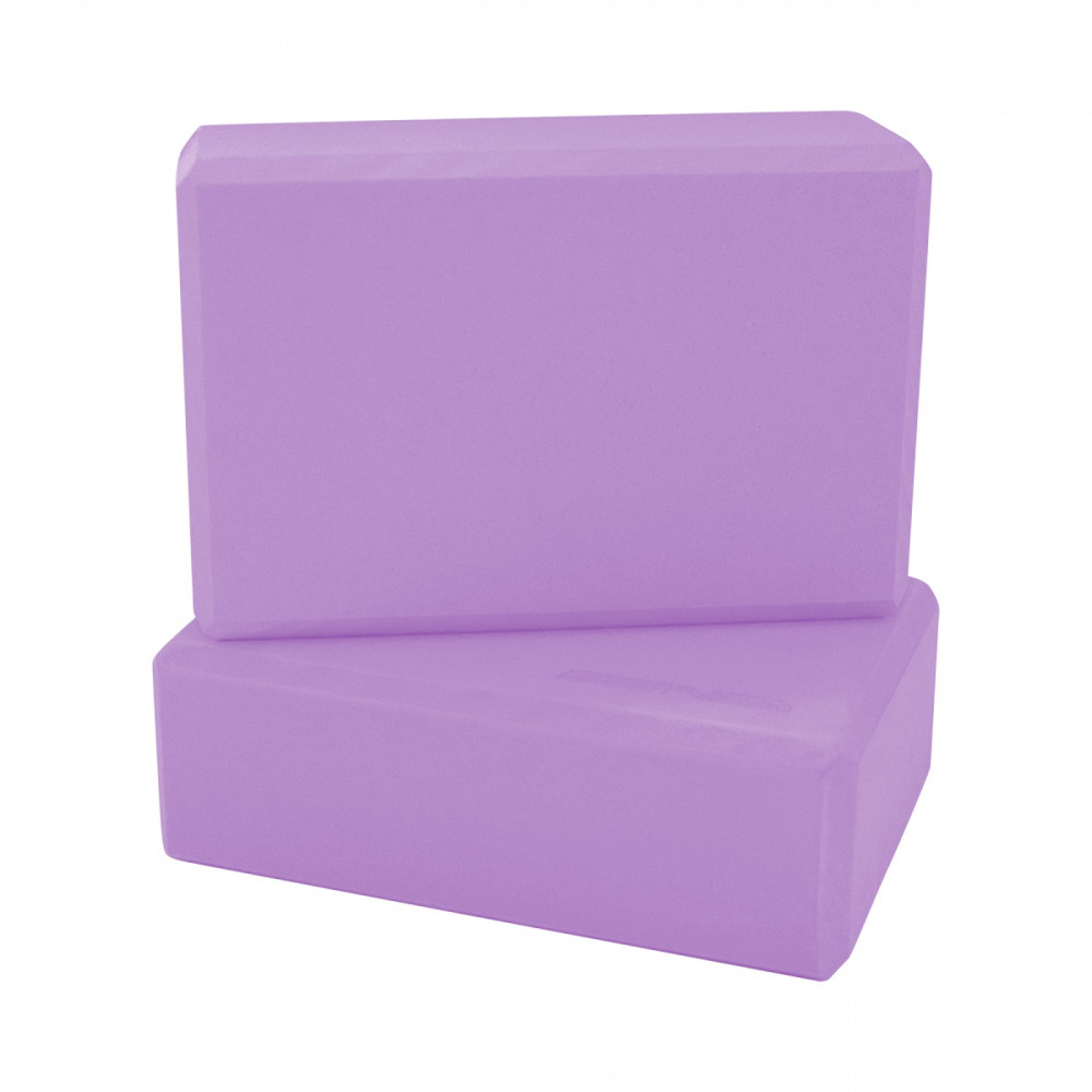 Блок для йоги SportVida Violet 2 шт