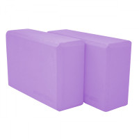 Блок для йоги SportVida Violet 2 шт