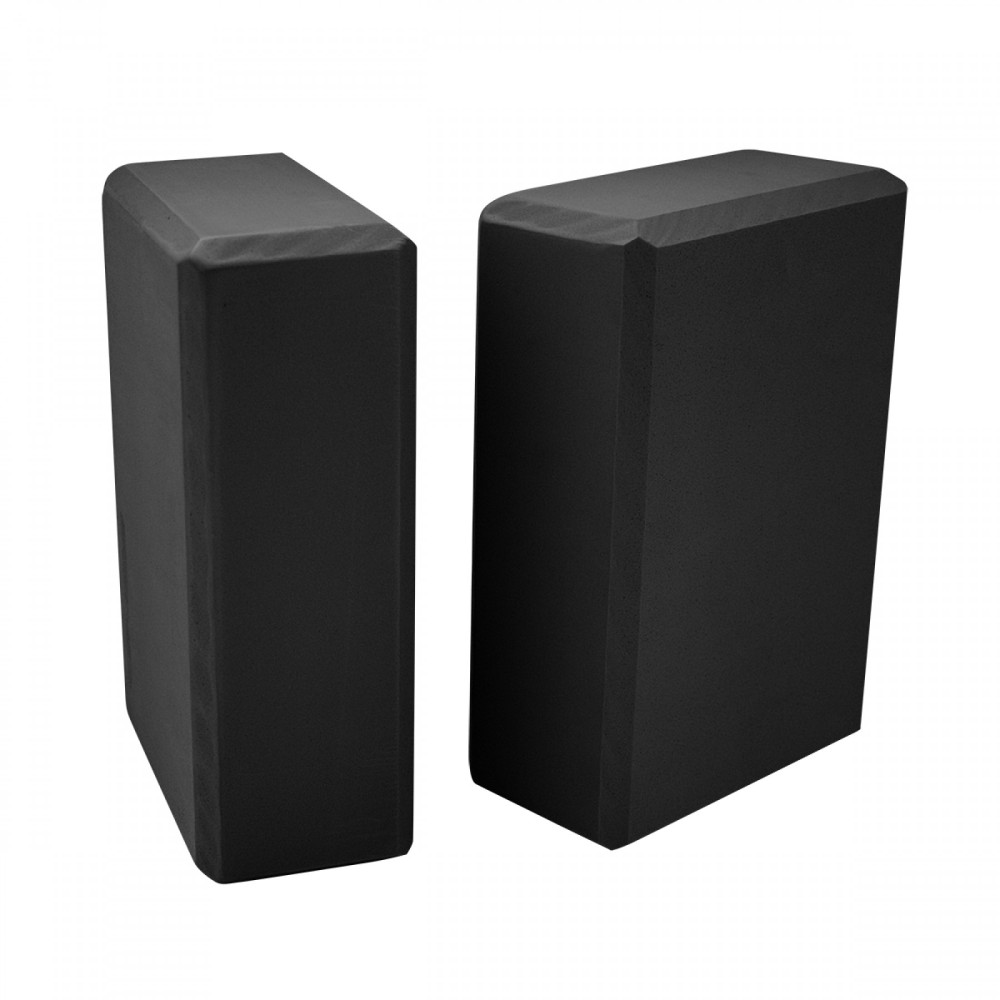 Блок для йоги SportVida Black 2 шт (SV-HK0175-2)