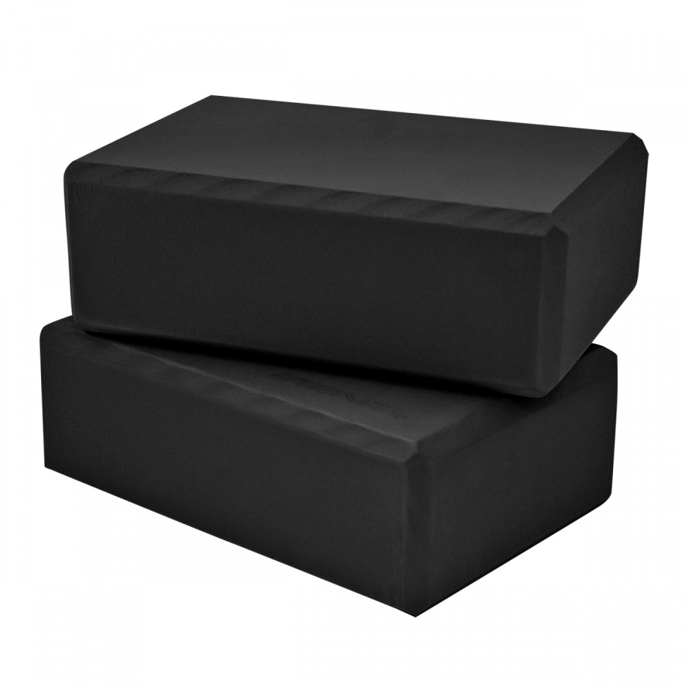 Блок для йоги SportVida Black 2 шт (SV-HK0175-2)
